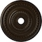Ekena Millwork Cole Ceiling Medallion (Fits Canopies up to 9 1/8"), 25 3/8"OD x 3 3/8"ID x 1 3/8"P, Bronze CM25COBZS - alternate 1
